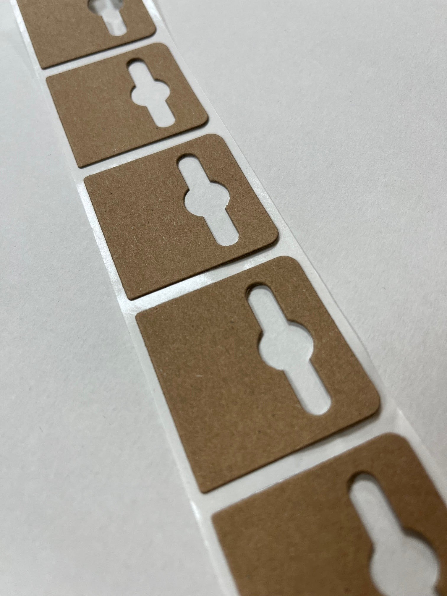 Euro Hooks - Self Adhesive Brown Hang Tabs