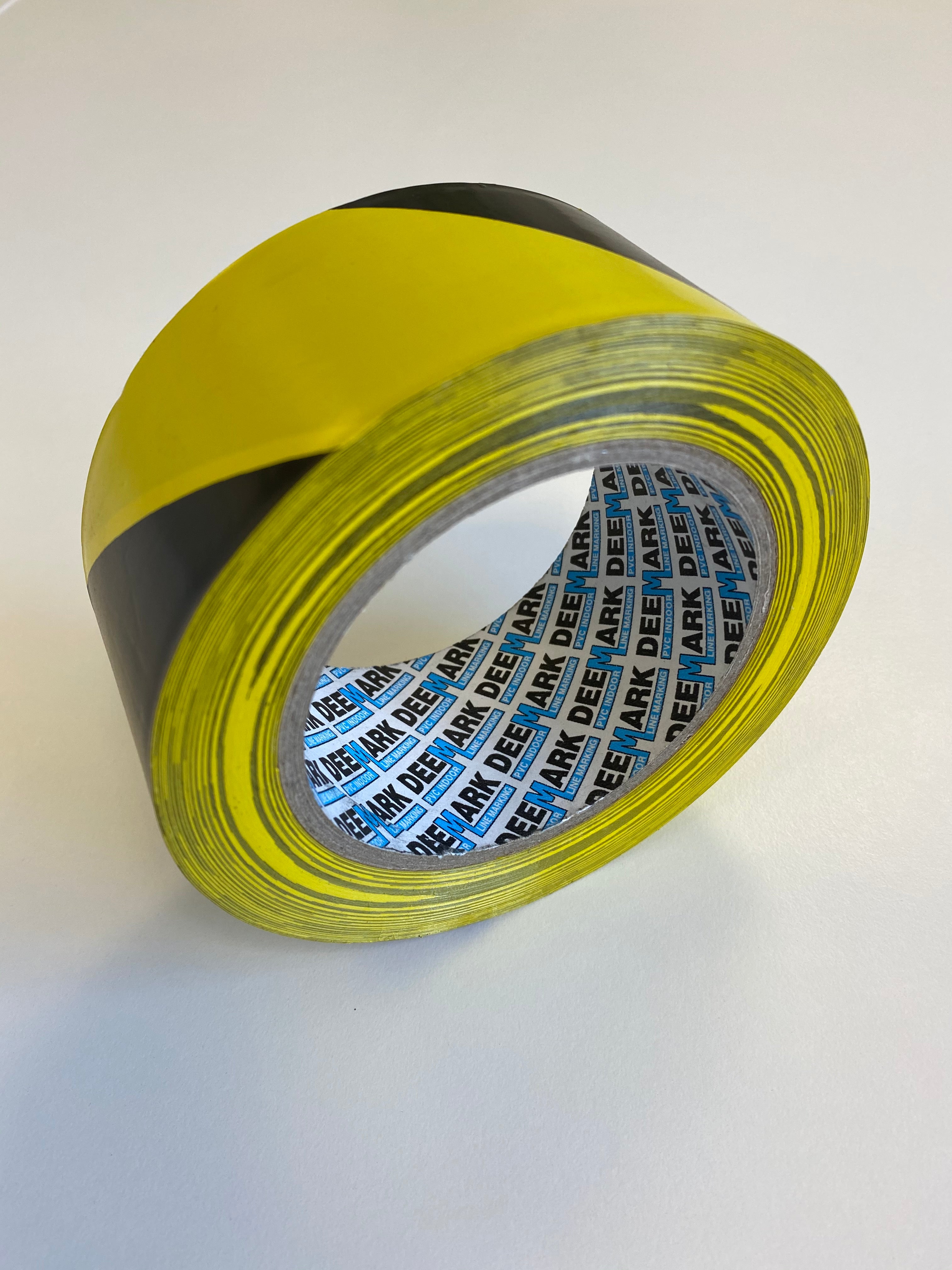 PVC Floor Marking Tape (Black & Yellow)