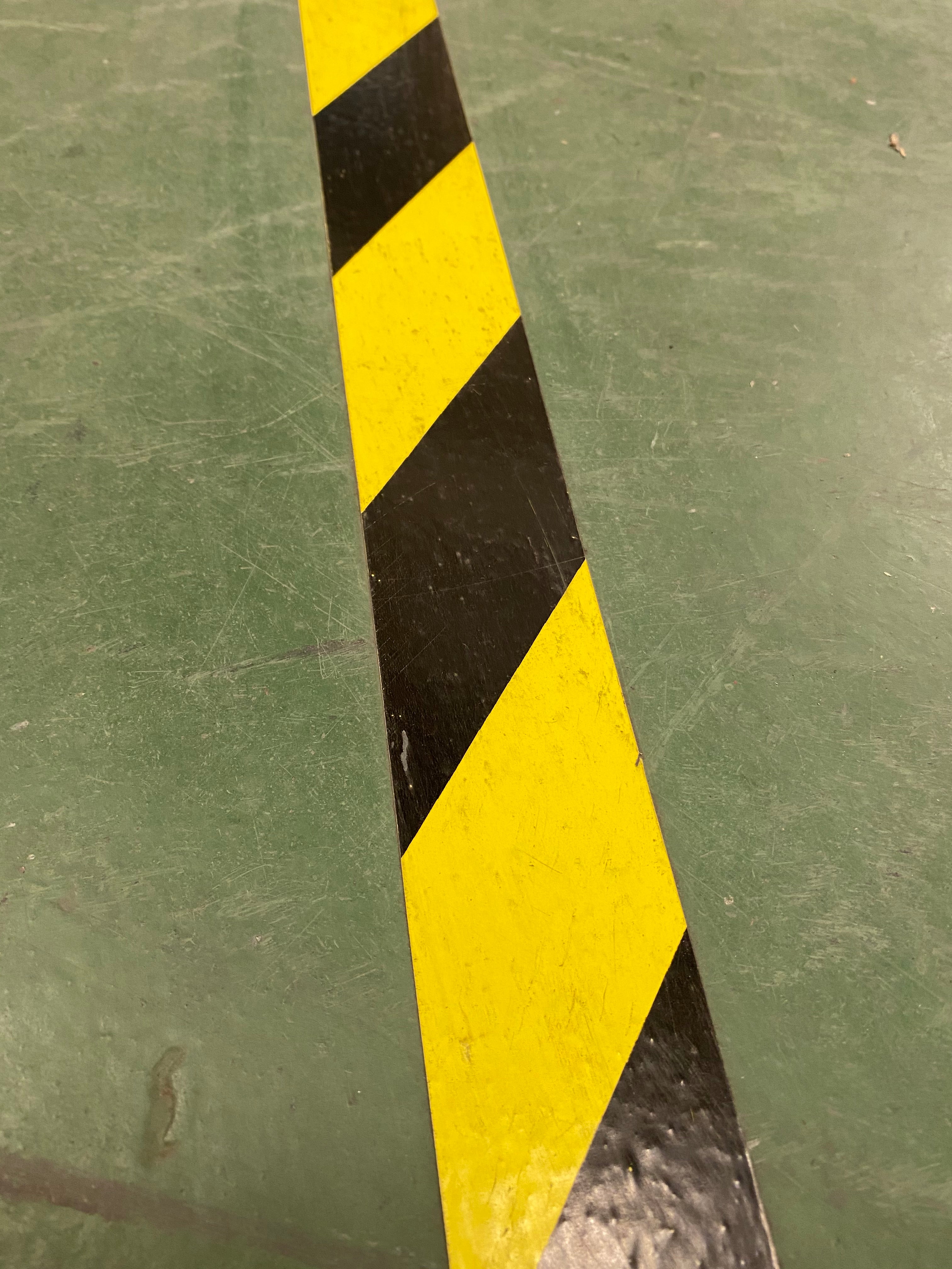 PVC Floor Marking Tape (Black & Yellow)